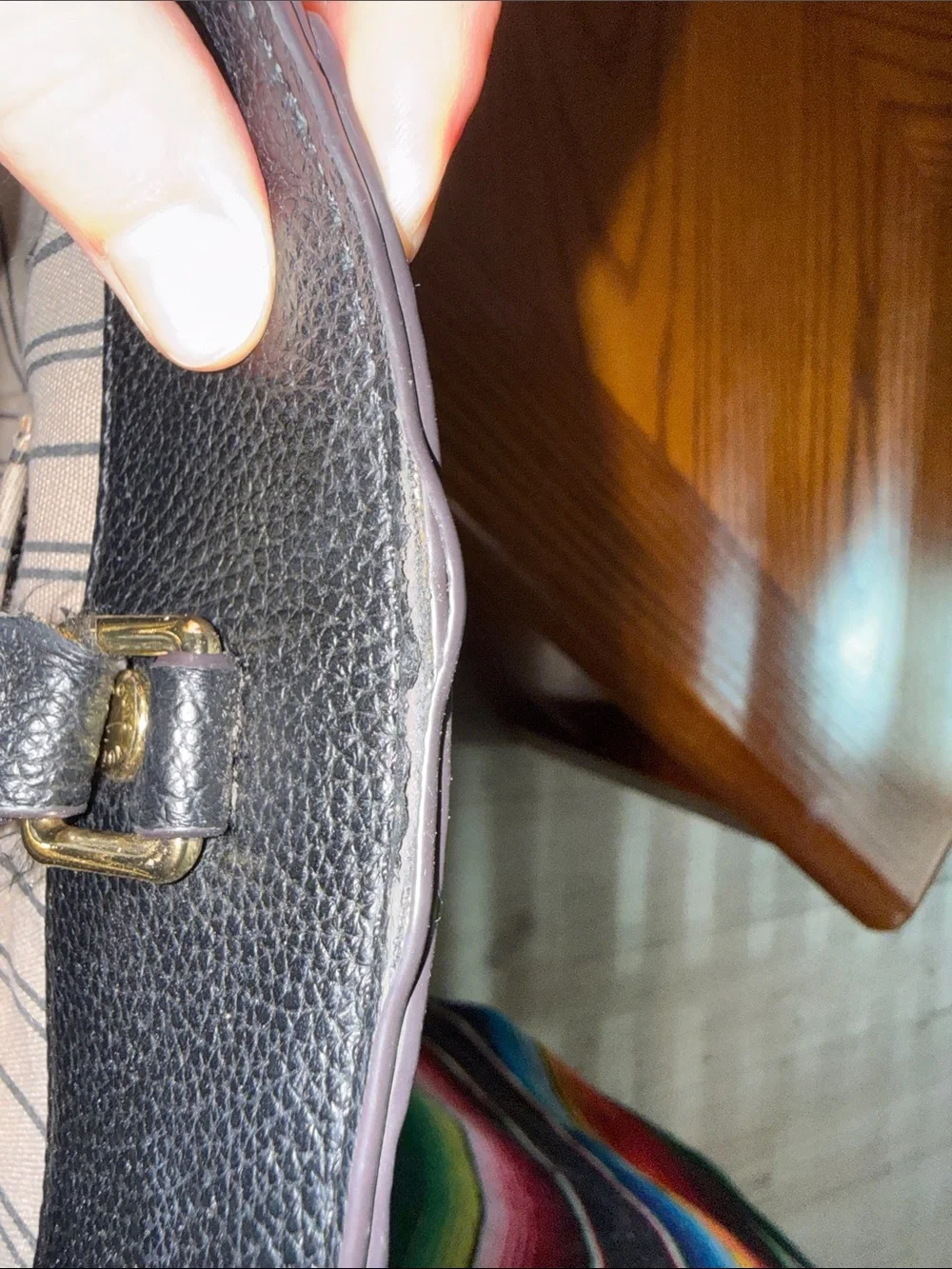 Louis Vuitton Black Montaigne Purse